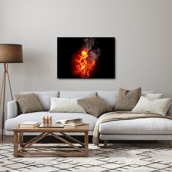 Kép - Rózsák a tűzben (70x50 cm)