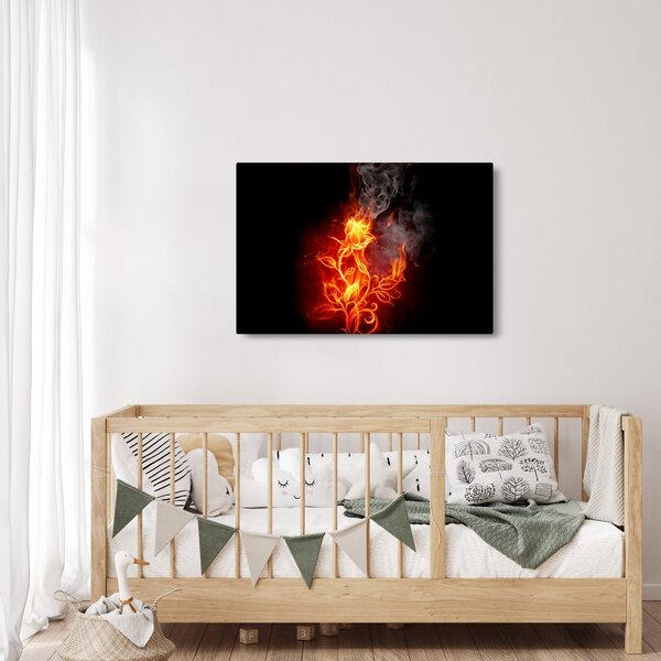 Kép - Rózsák a tűzben (90x60 cm)