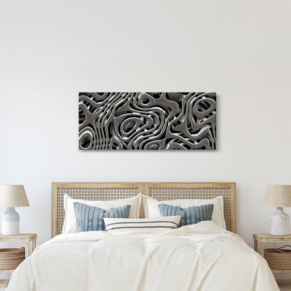Kép - Fémes absztrakció (120x50 cm)