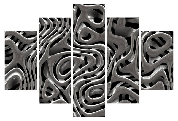 Kép - Fémes absztrakció (150x105 cm)