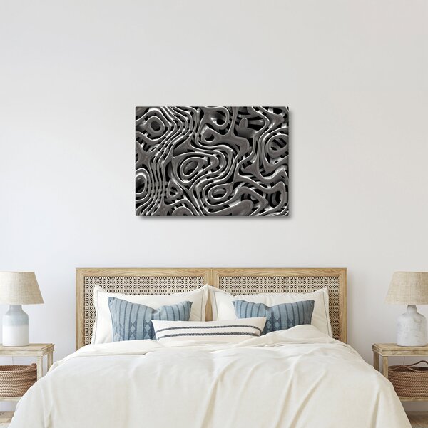 Kép - Fémes absztrakció (70x50 cm)