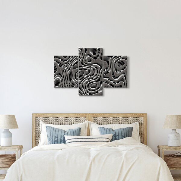 Kép - Fémes absztrakció (90x60 cm)