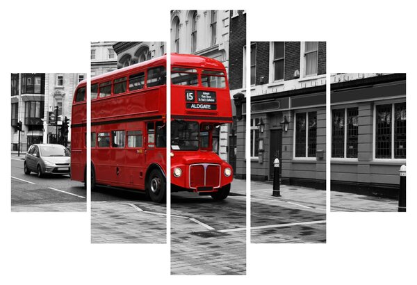 Kép - London busszal (150x105 cm)