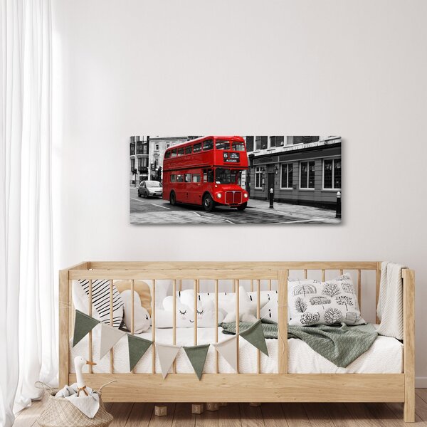 Kép - London busszal (120x50 cm)