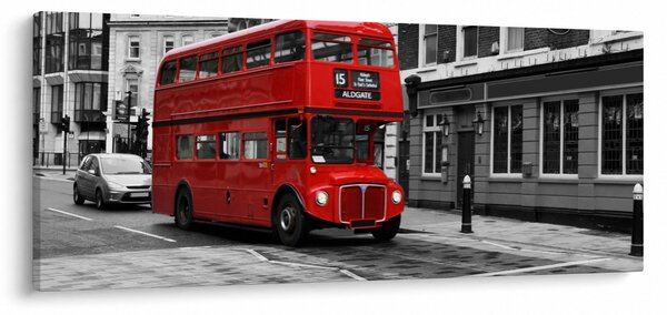 Kép - London busszal (120x50 cm)