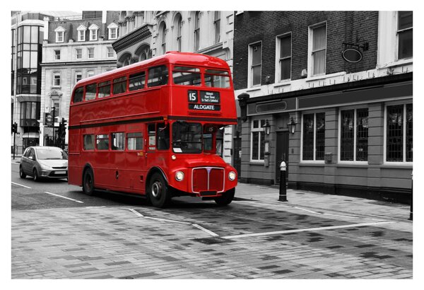 Kép - London busszal (90x60 cm)
