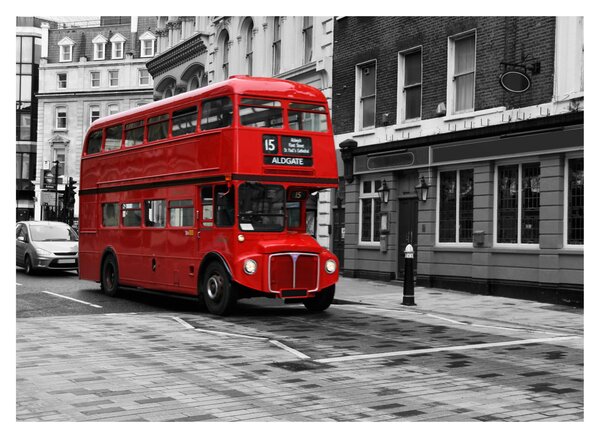 Kép - London busszal (70x50 cm)