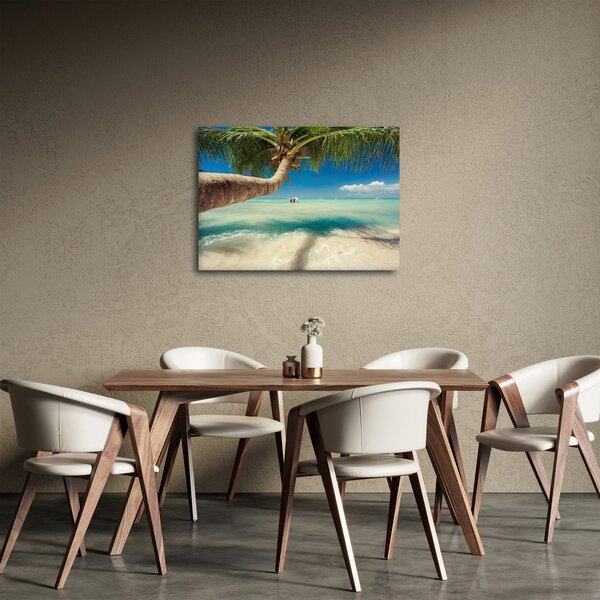 Kép - Tiszta tenger pálmafával (70x50 cm)