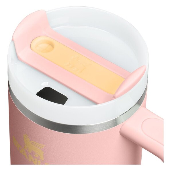 Barackszínű rozsdamentes acél termosz szívószállal 1,18 l Quencher H2.O FlowState™ Tumbler Peach Rose – Stanley
