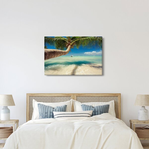 Kép - Tiszta tenger pálmafával (90x60 cm)