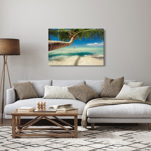 Kép - Tiszta tenger pálmafával (90x60 cm)