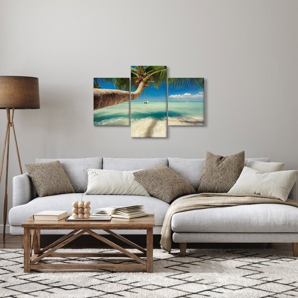 Kép - Tiszta tenger pálmafával (90x60 cm)