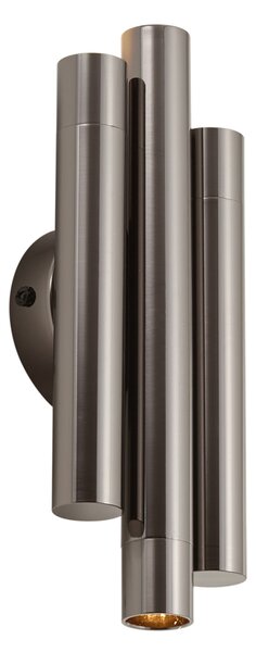 Retro Fali lámpa Gunmetal 3-lámpás - Pipes