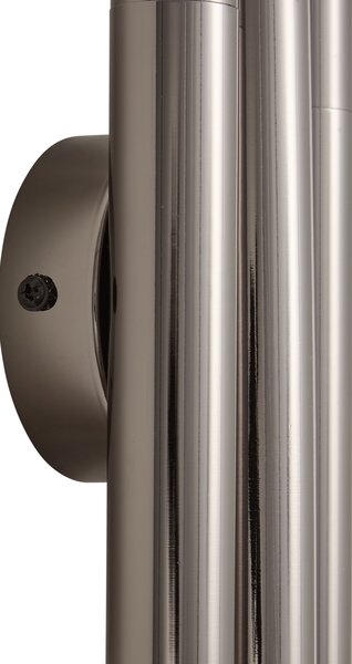 Retro Fali lámpa Gunmetal 3-lámpás - Pipes
