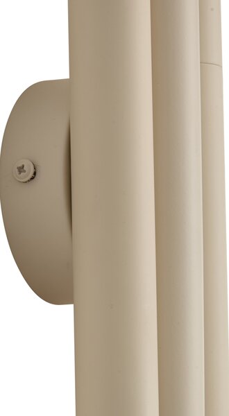 Retro Fali Lámpa Bézs 3-lámpás - Pipes