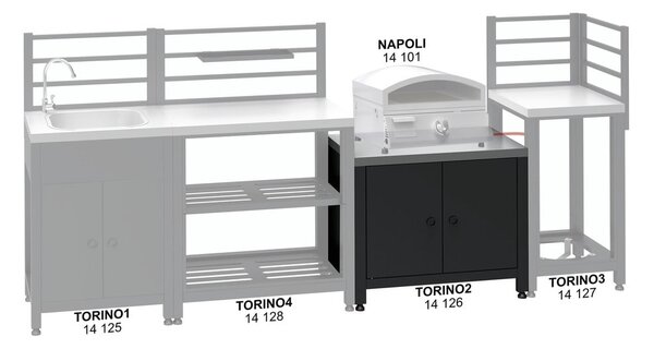 Kültéri konyha modul Torino 2 – Cattara