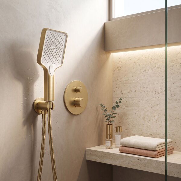 Zuhanyfej Rea JS-031 BRUSH GOLD