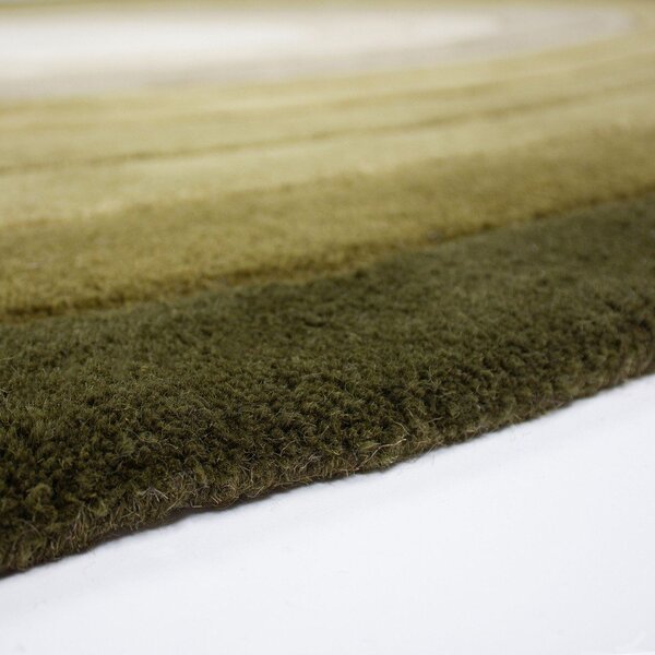Zöld kézi szövésű gyapjú szőnyeg 160x230 cm Puddle Ombre – Flair Rugs