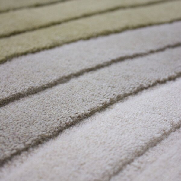 Zöld kézi szövésű gyapjú szőnyeg 160x230 cm Puddle Ombre – Flair Rugs
