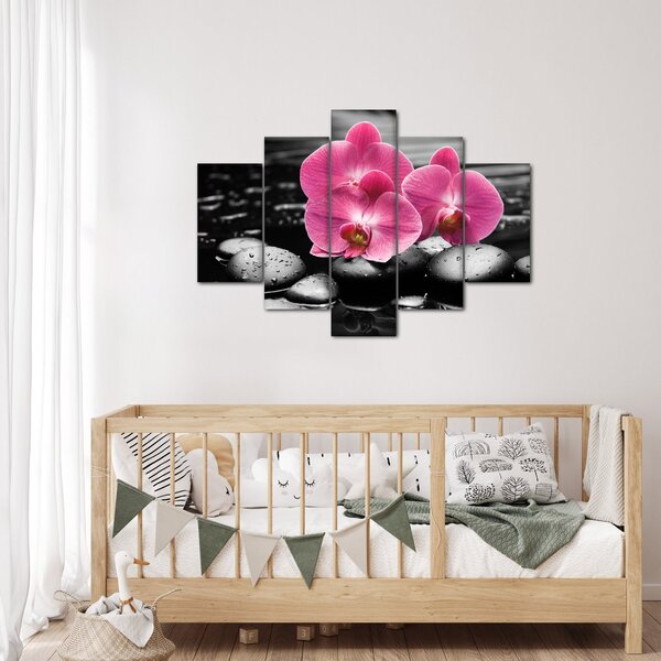 Kép - Rózsaszín orchideák (150x105 cm)