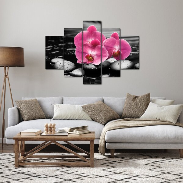 Kép - Rózsaszín orchideák (150x105 cm)