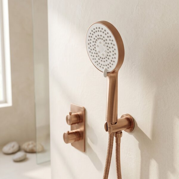Zuhanyfej Rea JS-019 Brush COPPER