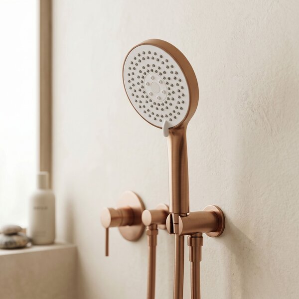 Zuhanyfej Rea JS-019 Brush COPPER