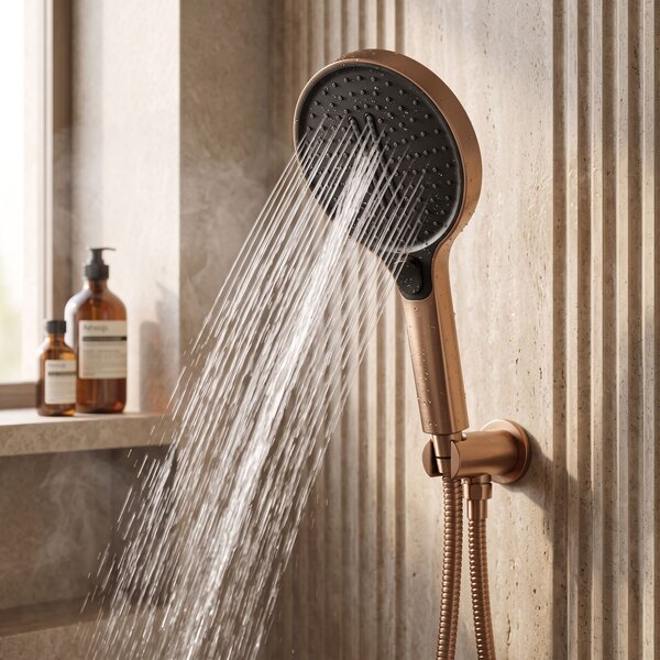 Rea JS-033 Brush Copper zuhanyfej