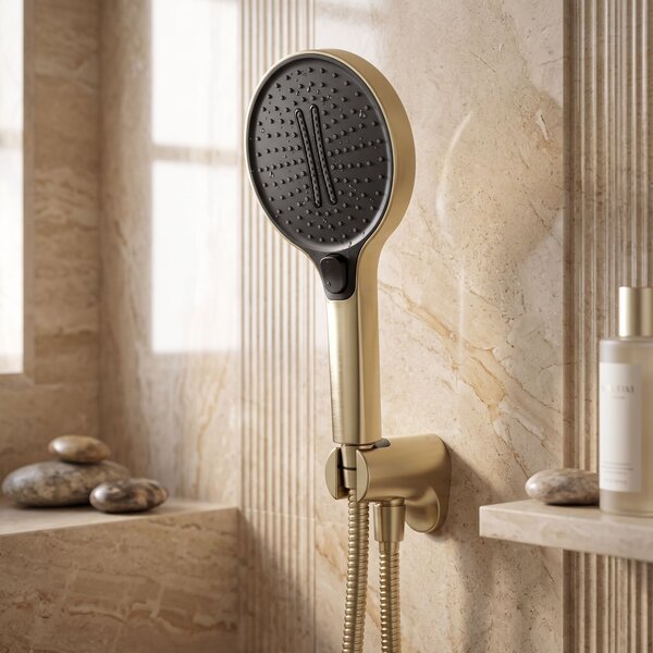 Rea JS-033 Brush Gold zuhanyfej