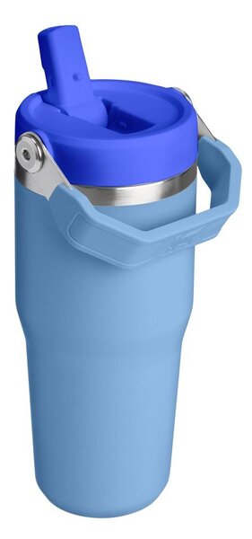 Kék rozsdamentes acél termosz 410 ml IceFlow™ Flip Straw 2.0 Tumbler Blue Sky – Stanley