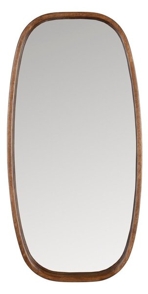 Fali tükör tömörfa kerettel 40x80 cm Nyko – White Label
