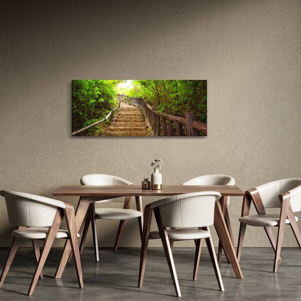 Kép - Lépcsők a természetben (120x50 cm)