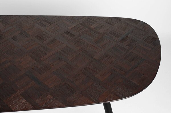 Teakfa étkezőasztal 90x180 cm Webster – White Label