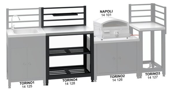 Kültéri konyha modul Torino 4 – Cattara