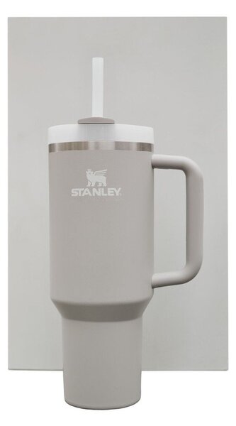 Világosszürke rozsdamentes acél termosz szívószállal 890 ml Quencher H2.O FlowState™ Tumbler Ash – Stanley