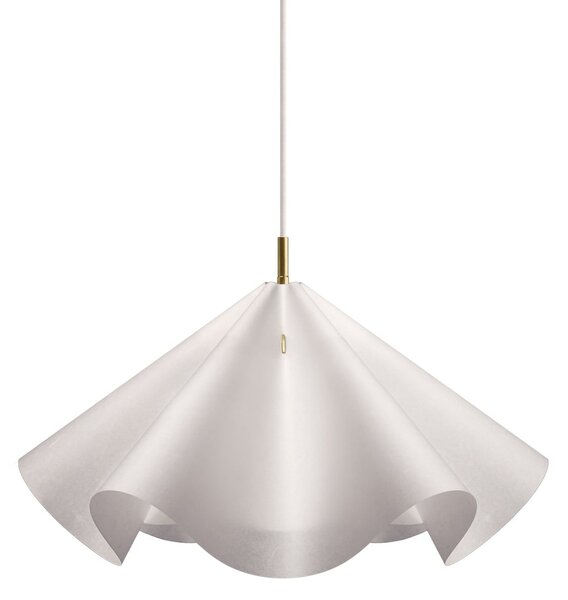 Függőlámpa Moebe, Sinuate, dimmable, Fehér, Nappali, Papír / Karton, Dizájn