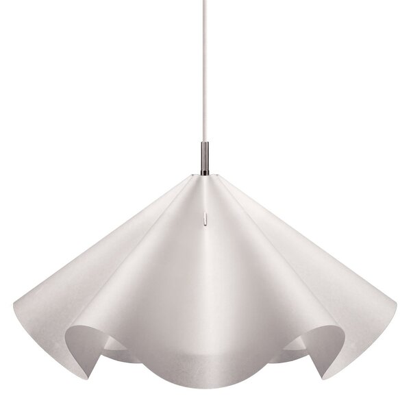 Függőlámpa Moebe, Sinuate, dimmable, Fehér, Nappali, Papír / Karton, Dizájn