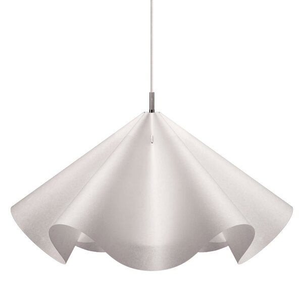 Függőlámpa Moebe, Sinuate, dimmable, Fehér, Nappali, Papír / Karton, Dizájn