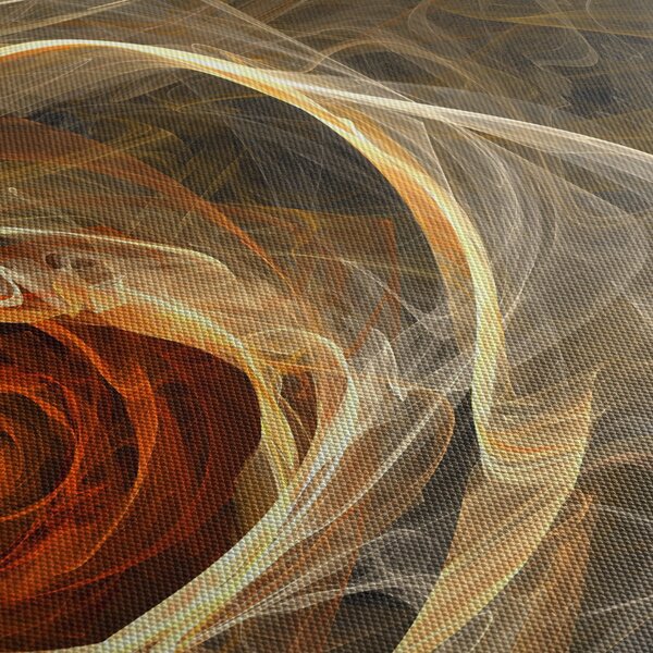 Kép - Absztrakt rózsák tüzes színekben (120x50 cm)