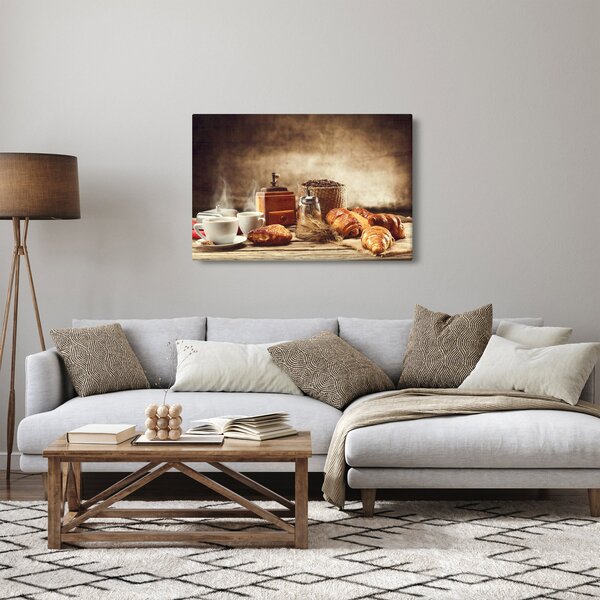 Kép - Kávé és reggeli (90x60 cm)