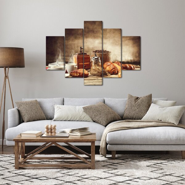 Kép - Kávé és reggeli (150x105 cm)