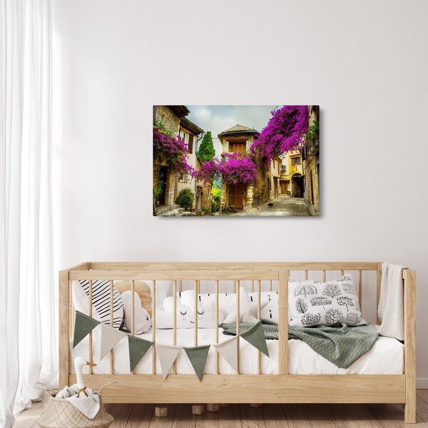 Kép - Mediterrán lusta sikátor (90x60 cm)