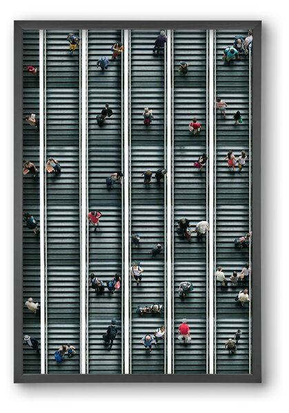 Stairs & stories - falikép keretben | artbridge