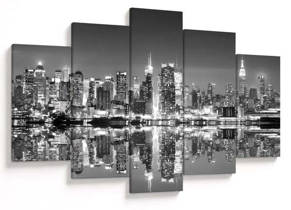 Kép - New York, fekete-fehér (150x105 cm)