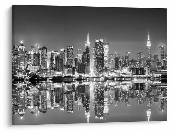 Kép - New York, fekete-fehér (70x50 cm)