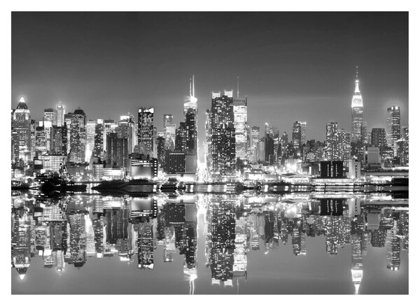 Kép - New York, fekete-fehér (70x50 cm)