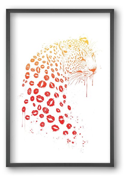 Kiss me - falikép keretben | artbridge
