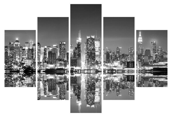 Kép - New York, fekete-fehér (150x105 cm)