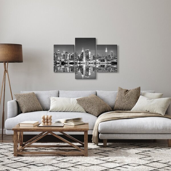 Kép - New York, fekete-fehér (90x60 cm)