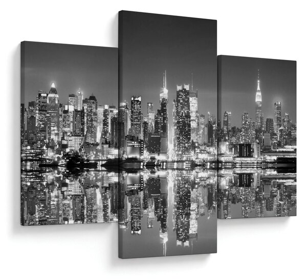 Kép - New York, fekete-fehér (90x60 cm)